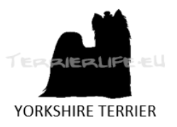 Whisky-Glas klein mit Terrier-Silhouette