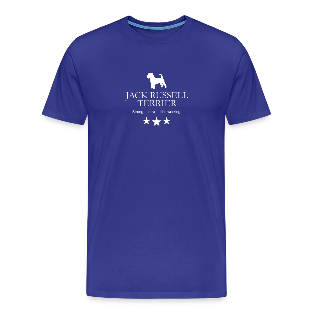 Männer Premium T-Shirt - Jack Russell Terrier - Strong, active, lithe working... - Königsblau