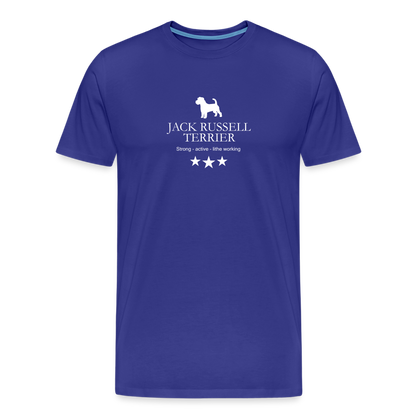 Männer Premium T-Shirt - Jack Russell Terrier - Strong, active, lithe working... - Königsblau