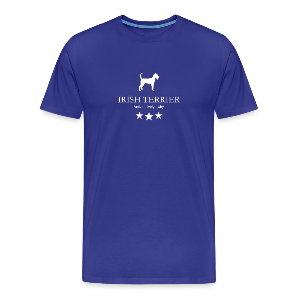 Männer Premium T-Shirt - Irish Terrier - Active, lively, wiry... - Königsblau