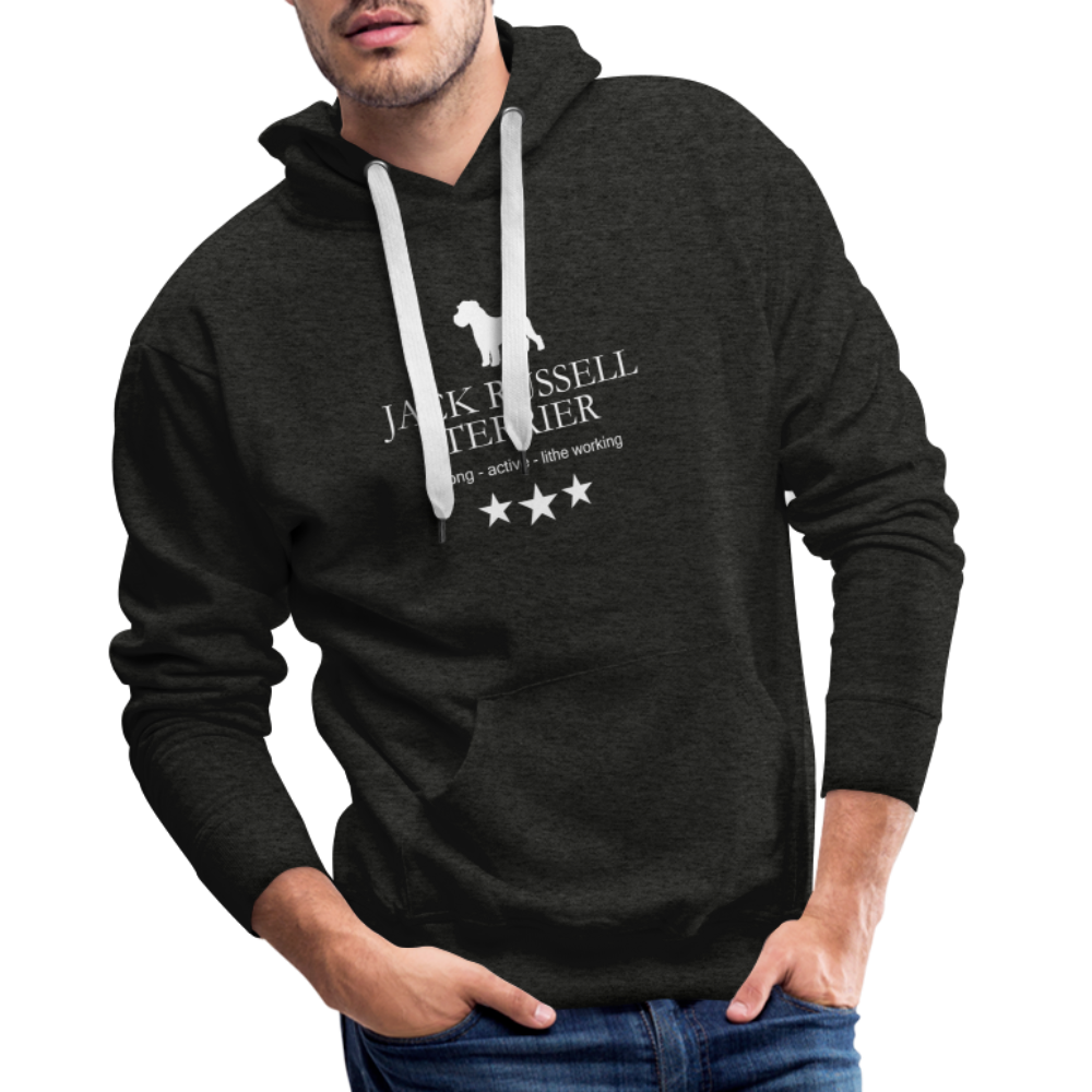 Men’s Premium Hoodie - Jack Russell Terrier - Strong, active, lithe working... - Anthrazit