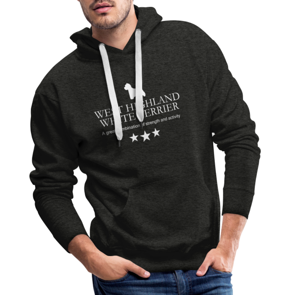 Men’s Premium Hoodie - West Highland White Terrier - A great combination of strength and activity... - Anthrazit