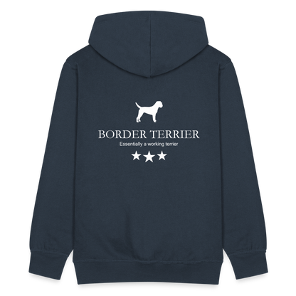 Männer Premium Kapuzenjacke - Border Terrier - Essentially a working terrier... - Navy