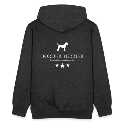 Männer Premium Kapuzenjacke - Border Terrier - Essentially a working terrier... - Anthrazit