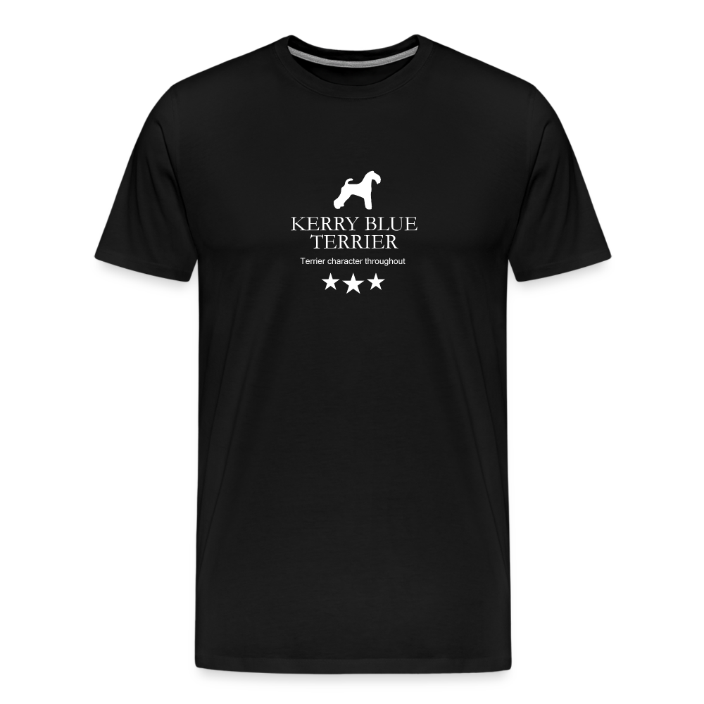 Männer Premium T-Shirt - Kerry Blue Terrier - Terrier character throughout... - Schwarz