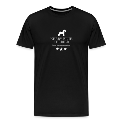 Männer Premium T-Shirt - Kerry Blue Terrier - Terrier character throughout... - Schwarz
