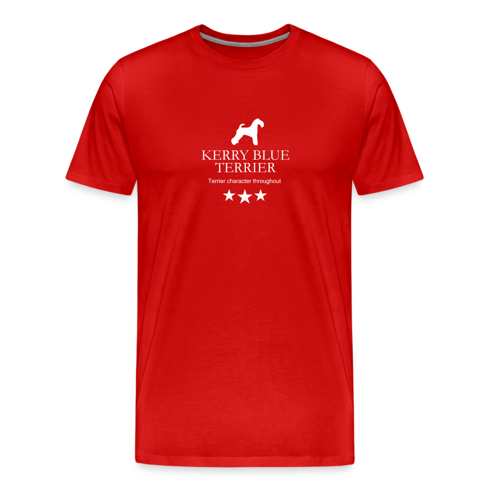 Männer Premium T-Shirt - Kerry Blue Terrier - Terrier character throughout... - Rot