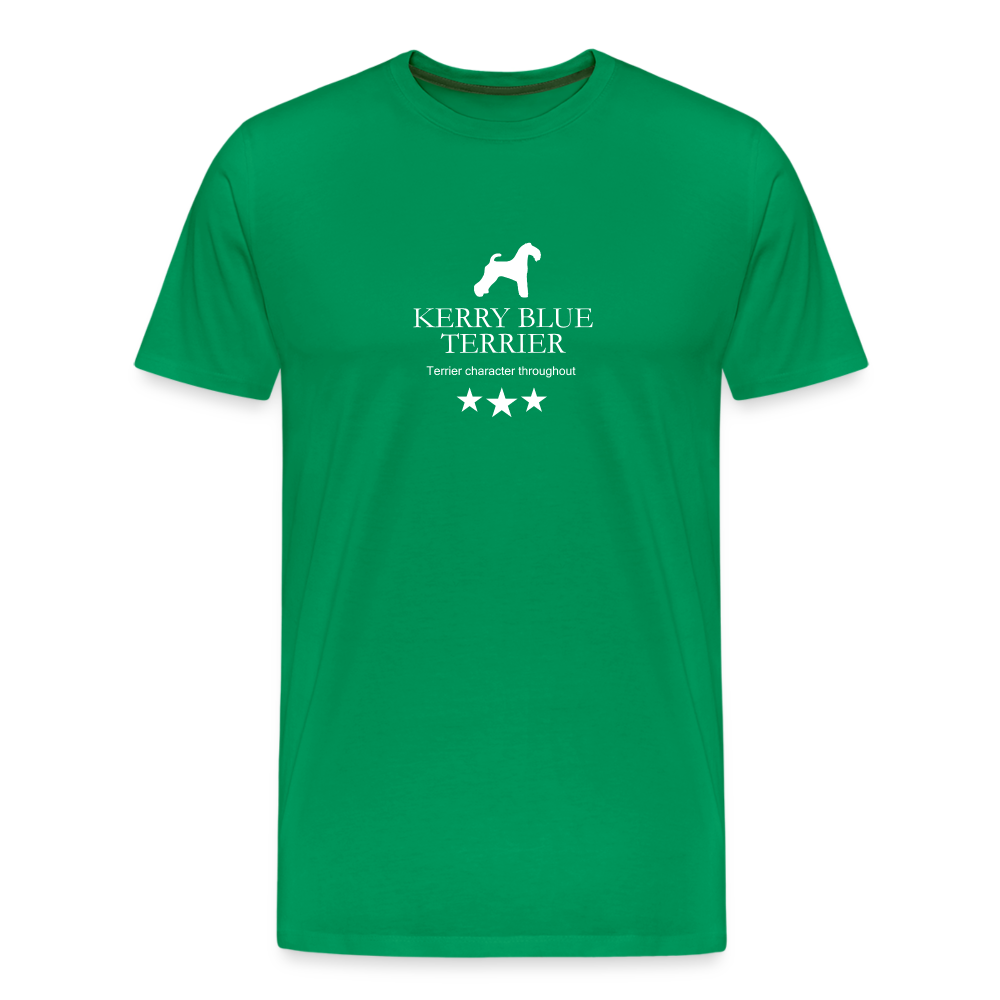 Männer Premium T-Shirt - Kerry Blue Terrier - Terrier character throughout... - Kelly Green
