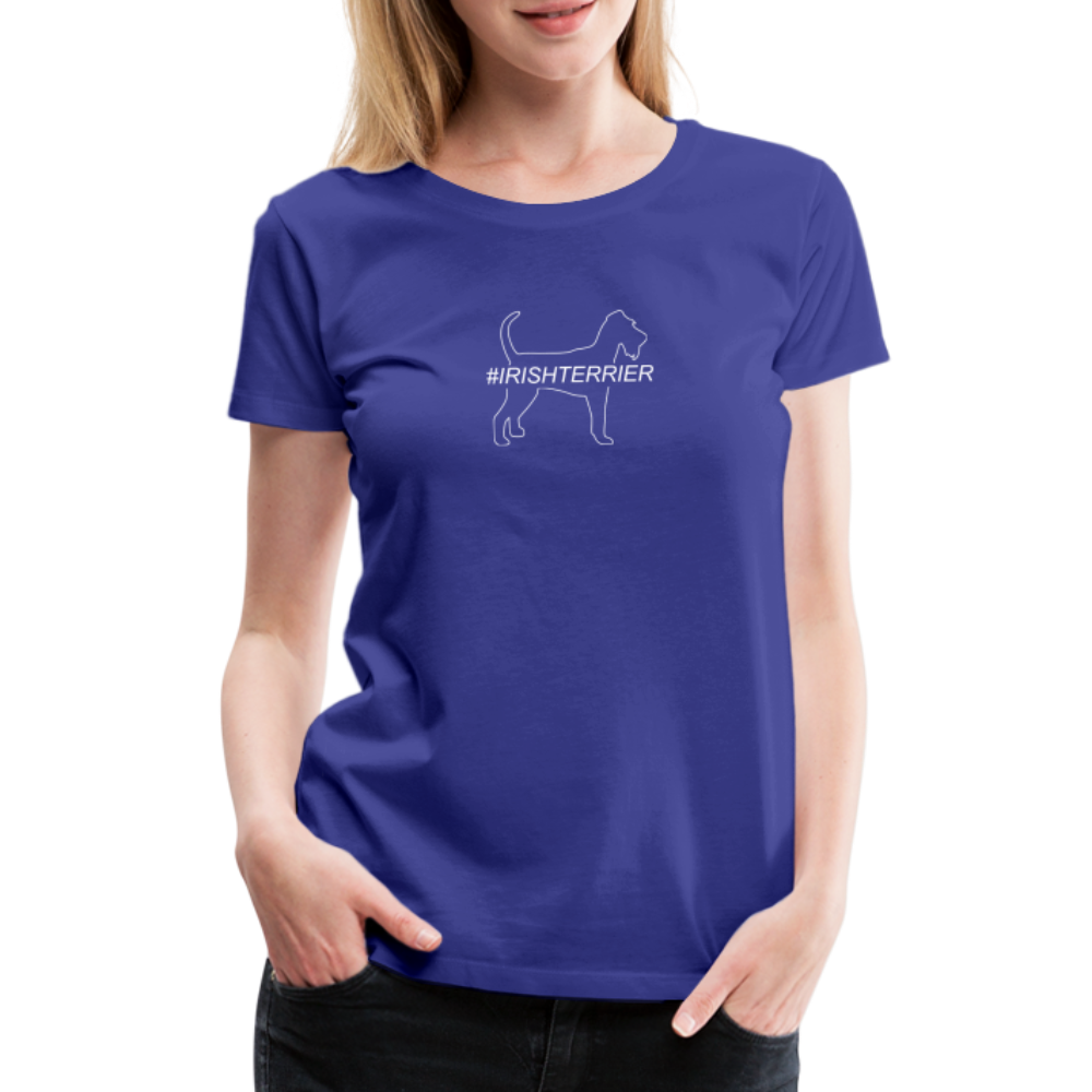 Women’s Premium T-Shirt - Irish Terrier - Hashtag - Königsblau