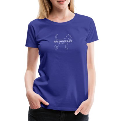 Women’s Premium T-Shirt - Irish Terrier - Hashtag - Königsblau