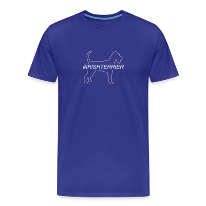 Männer Premium T-Shirt - Irish Terrier - Hashtag - Königsblau
