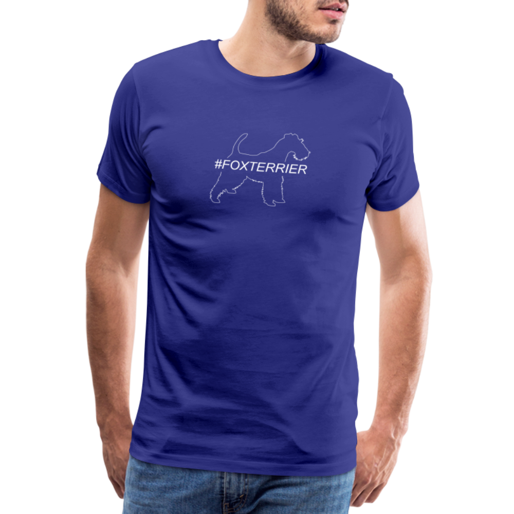 Männer Premium T-Shirt - Foxterrier - Hashtag - Königsblau