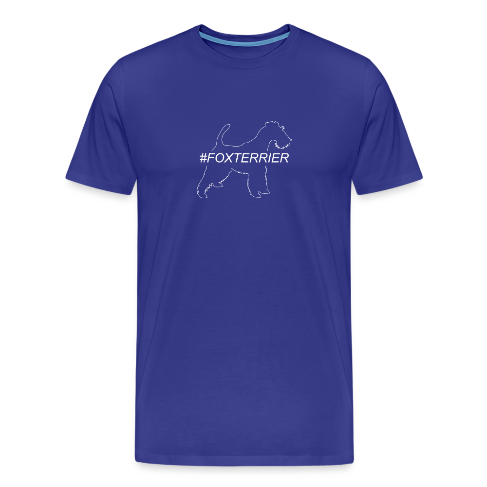 Männer Premium T-Shirt - Foxterrier - Hashtag - Königsblau