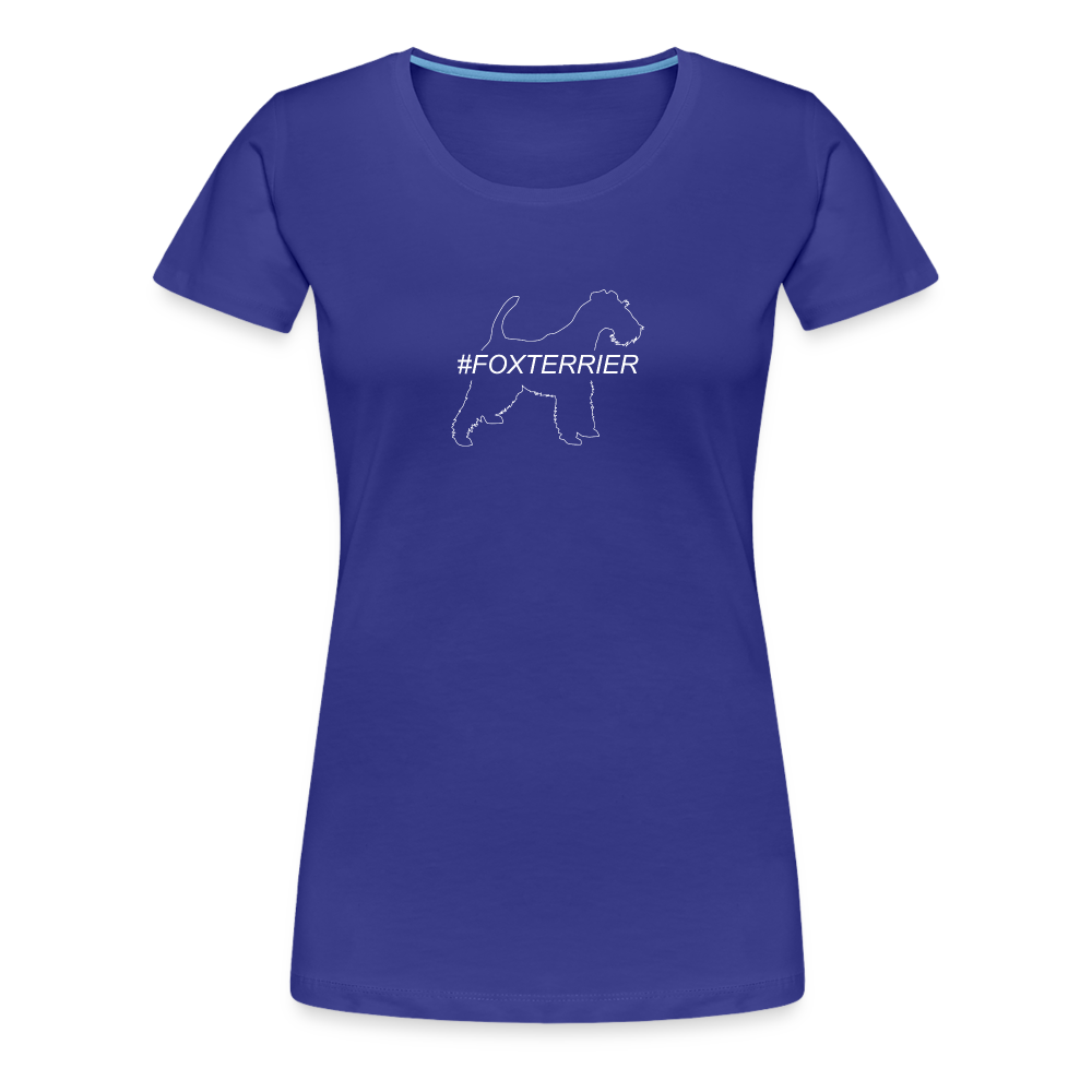 Women’s Premium T-Shirt - Foxterrier - Hashtag - Königsblau
