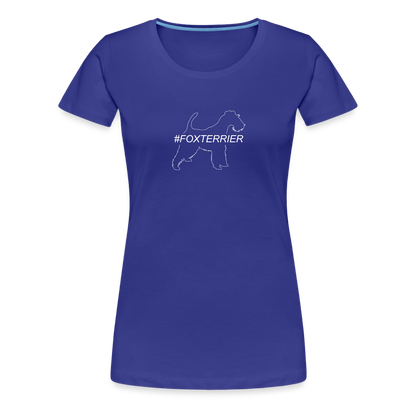 Women’s Premium T-Shirt - Foxterrier - Hashtag - Königsblau