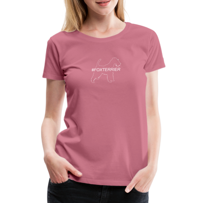Women’s Premium T-Shirt - Foxterrier - Hashtag - Malve